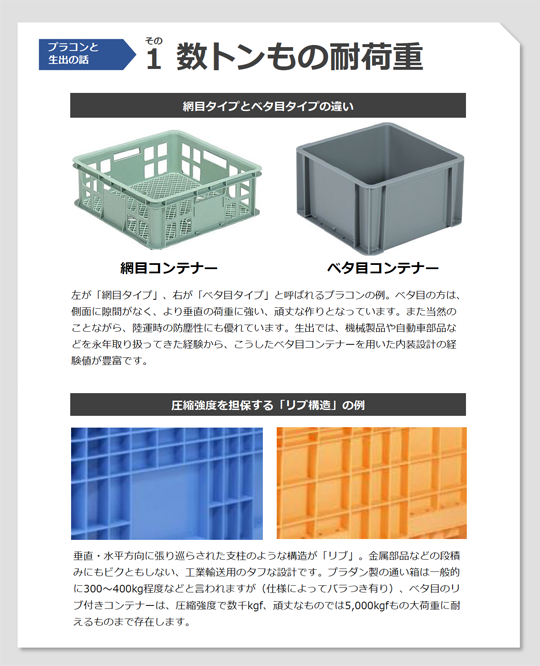 プラコンと生出の話 その1　数トンもの耐荷重