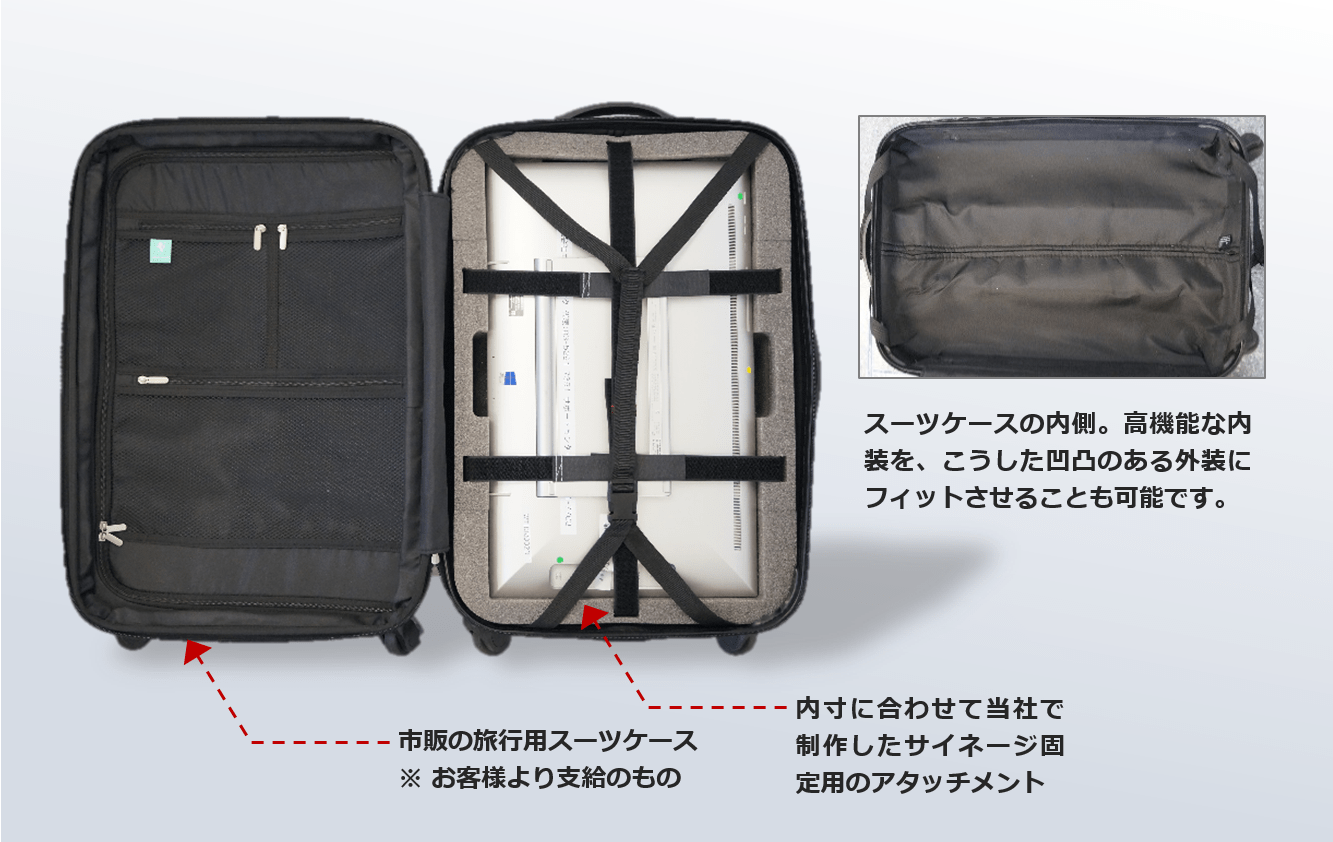 イベント機材用キャリングケースのオーダー事例 ｜梱包材や緩衝